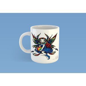 Fairy Mug, Rainbow, lgbtq, birthday, gift for girl, party gift mug 11 oz coffee
